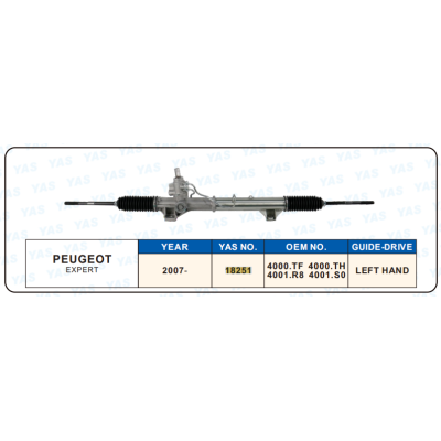 18251 Hydraulic Steering Rack /Steering Gear PEUGEOT EXPERT