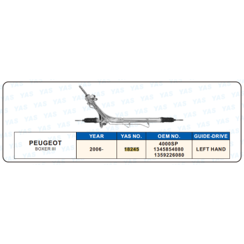 18245 Hydraulic Steering Rack /Steering Gear PEUGEOT BOXER III