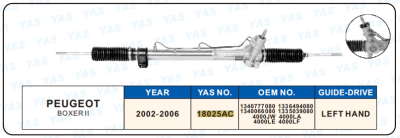 18025AC Hydraulic Steering Rack /Steering Gear PEUGEOT BOXER II
