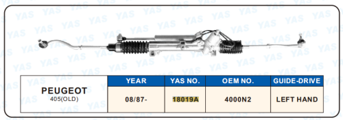 18019A Hydraulic Steering Rack /Steering Gear PEUGEOT 405(OLD)