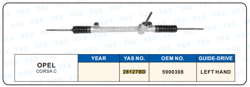 28127BD Hydraulic Steering Rack /Steering Gear OPEL CORSA C