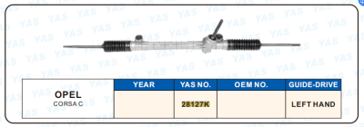 28127K Hydraulic Steering Rack /Steering Gear OPEL CORSA C