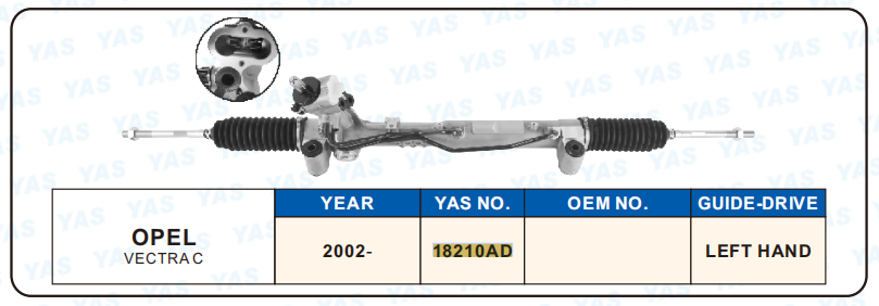 18210AD Hydraulic Steering Rack /Steering Gear OPEL VECTRA C
