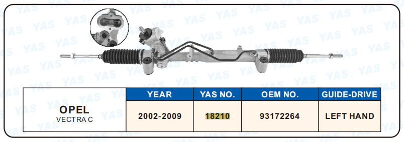 18210 Hydraulic Steering Rack /Steering Gear OPEL VECTRA C