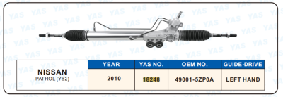 18248 Hydraulic Steering Rack /Steering Gear NISSAN PATROL (Y62)