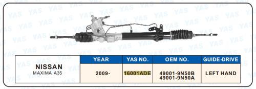 16001ADE Hydraulic Steering Rack /Steering Gear NISSAN MAXIMA A35