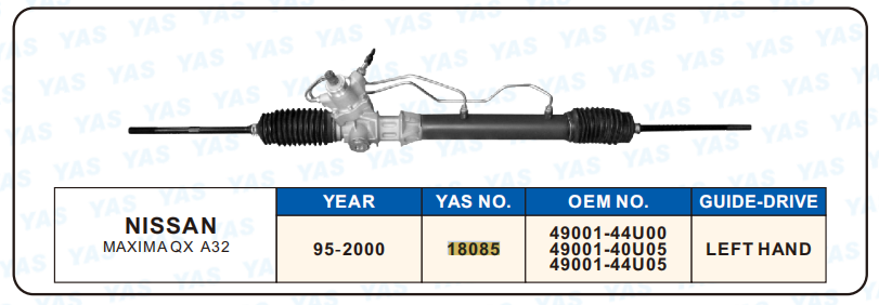 18085 Hydraulic Steering Rack /Steering Gear NISSAN MAXIMA QX A32