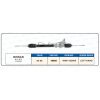 18026 Hydraulic Steering Rack /Steering Gear NISSAN B13,B14 TSURU