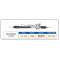 18140 Hydraulic Steering Rack /Steering Gear MITSUBISHI V73 PAJERO MONTERO