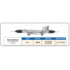 18206 Hydraulic Steering Rack /Steering Gear MITSUBISHI L200 ,TRITON 4X4 PAJERO