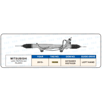 18206 Hydraulic Steering Rack /Steering Gear MITSUBISHI L200 ,TRITON 4X4 PAJERO