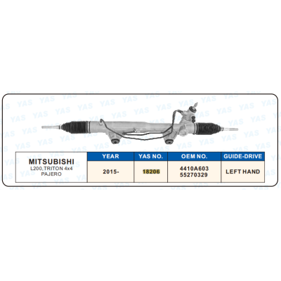 18206 Hydraulic Steering Rack /Steering Gear MITSUBISHI L200 ,TRITON 4X4 PAJERO