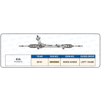 28103AC Hydraulic Steering Rack /Steering Gear KIA PICANTO