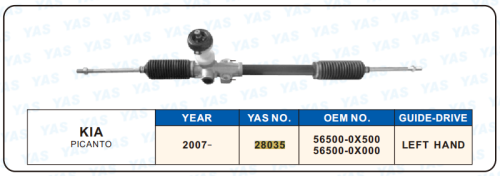 28035 Hydraulic Steering Rack /Steering Gear KIA PICANTO