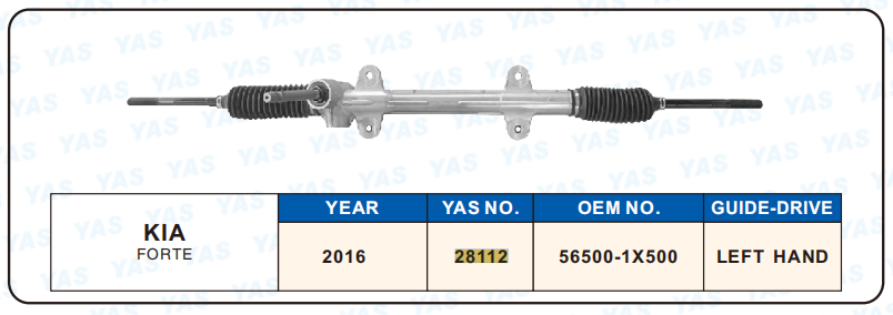 28112 Hydraulic Steering Rack /Steering Gear KIA FORTE