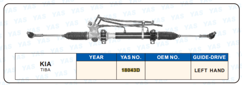 18043D Hydraulic Steering Rack /Steering Gear KIA TIBA