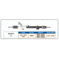 16019 Hydraulic Steering Rack /Steering Gear  INFINITI G35 G37