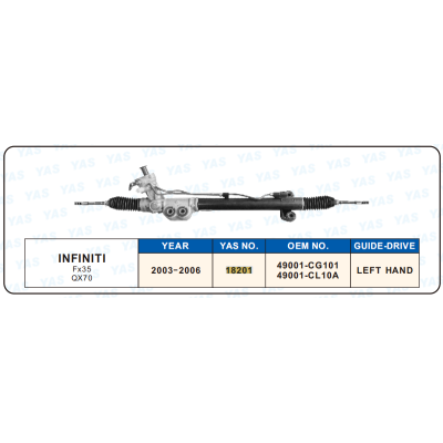 18201 Hydraulic Steering Rack /Steering Gear  INFINITI FX35