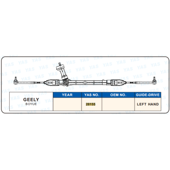 28155 Hydraulic Steering Rack /Steering Gear GEELY BOYUE