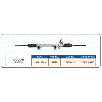 18175 Hydraulic Steering Rack /Steering Gear DODGE DAKOTA
