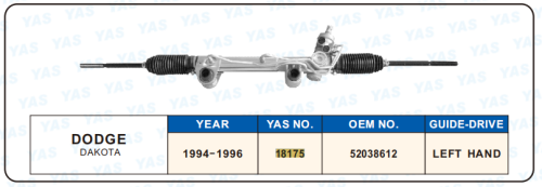 18175 Hydraulic Steering Rack /Steering Gear DODGE DAKOTA