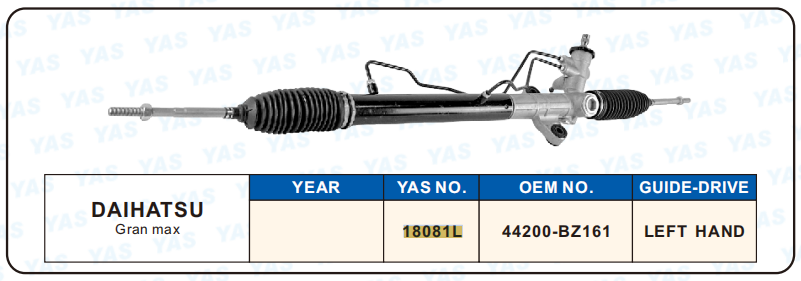 18081L Hydraulic Steering Rack /Steering Gear DAIHATSU Gran max