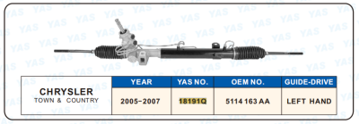 18191Q Hydraulic Steering Rack /Steering Gear CHRYSLER TOWN & COUNTRY