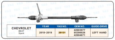28131 Hydraulic Steering Rack /Steering Gear CHEVROLET BEAT