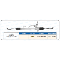 12047 Hydraulic Steering Rack /Steering Gear CHERY KARRY YO-YO 1.0MT