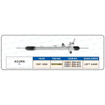 18117ABC Hydraulic Steering Rack /Steering Gear ACURA EL