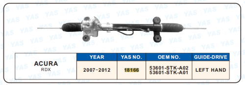 18166 Hydraulic Steering Rack /Steering Gear ACURA RDX