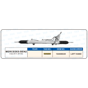 16002BC Hydraulic Steering Rack /Steering Gear MERCEDES-BENZ CLASS M II (W 164)