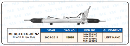 18090 Hydraulic Steering Rack /Steering Gear MERCEDES-BENZ CLASS M II (W 164)