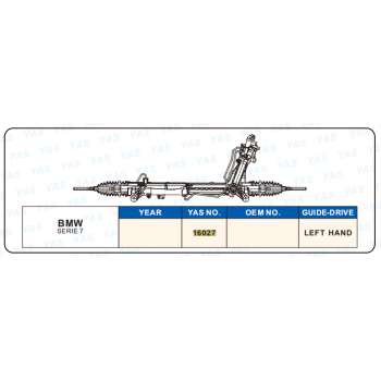 16027 Hydraulic Steering Rack /Steering Gear BMW SERIE 7