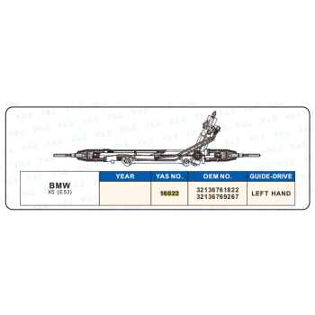 16022 Hydraulic Steering Rack /Steering Gear BMW X5 (E53)