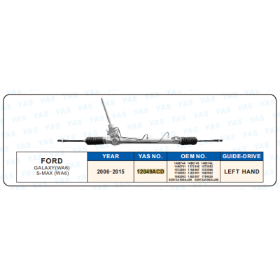 12049ACD  Hydraulic Steering Rack /Steering Gear FORD GALAXY (WA6) S-MAX(WA6)