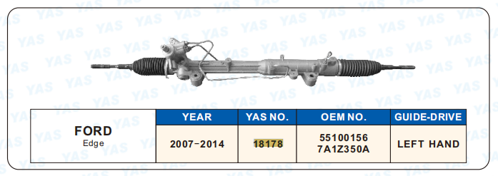 18178 Hydraulic Steering Rack /Steering Gear FORD Edge