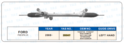 28047 Hydraulic Steering Rack /Steering Gear FORD FIESTA VI
