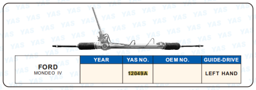 12049A Hydraulic Steering Rack /Steering Gear FORD MONDEO lV