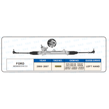12035  Hydraulic Steering Rack /Steering Gear FORD MONDEO lll 2.0