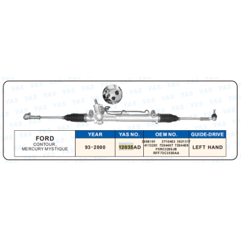 12035AD  Hydraulic Steering Rack /Steering Gear FORD CONTOUR, MERCURY MYSTlQUE