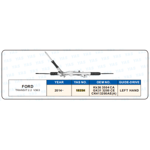 18254  Hydraulic Steering Rack /Steering Gear FORD TRANSlT 2.2 V363