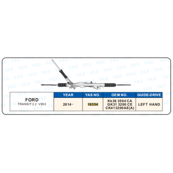 18254  Hydraulic Steering Rack /Steering Gear FORD TRANSlT 2.2 V363