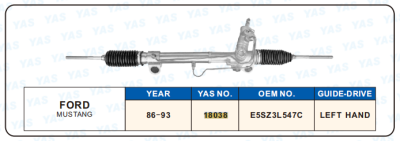 18038 Hydraulic Steering Rack /Steering Gear FORD MUSTANG