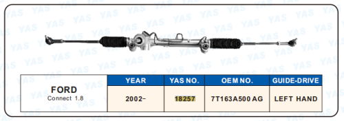 18257 Hydraulic Steering Rack /Steering Gear FORD Connect  1.8