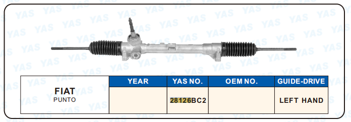28126BC2 Hydraulic Steering Rack /Steering Gear FIAT PUNTO