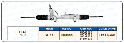 12025BD Hydraulic Steering Rack /Steering Gear FIAT PALlO