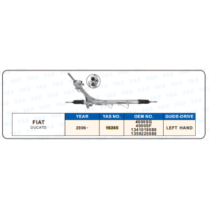 16245 Hydraulic Steering Rack /Steering Gear FIAT DUCATO