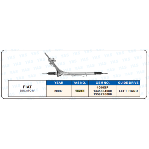 18245 Hydraulic Steering Rack /Steering Gear FIAT DUCATO lV