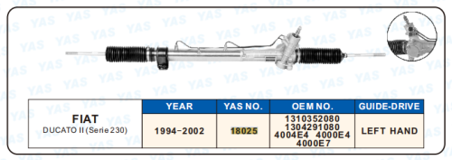 18025 Hydraulic Steering Rack /Steering Gear FIAT DUCATO ll (Serie 230)